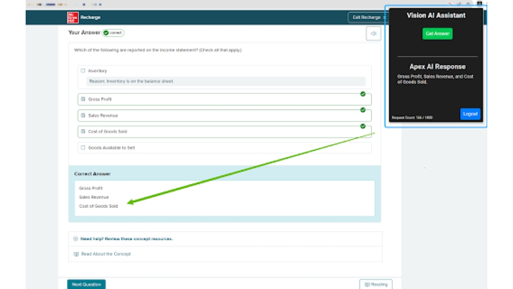 Homework & Test Answering AI Extension - Chrome Extension