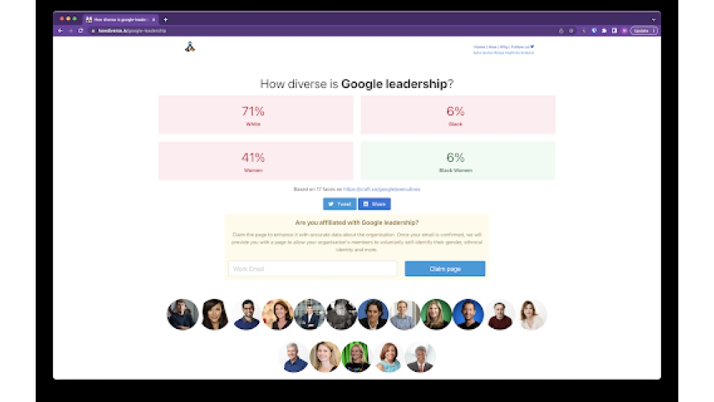 HowDiverse.is - Chrome Extension