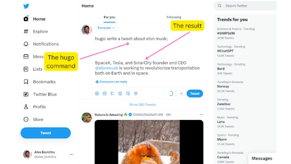 Hugo AI - Chrome Extension