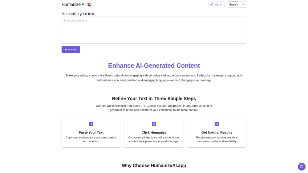 Humanize AI (HumanizeAI.app)