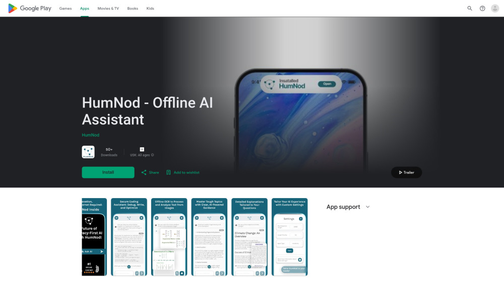HumNod - Offline AI Assistant