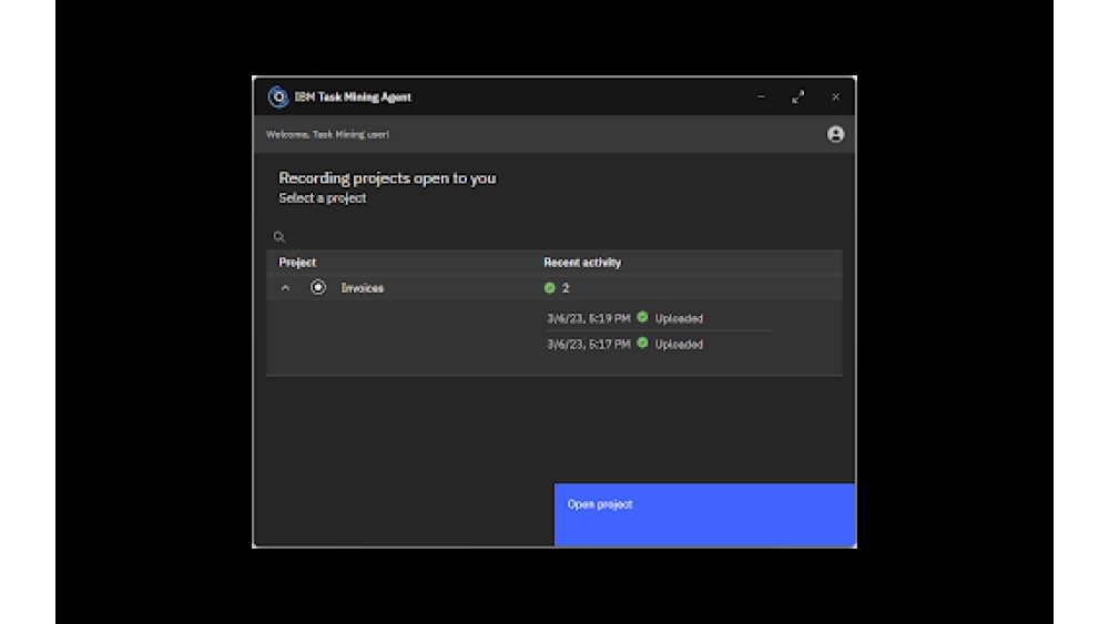 IBM Task Mining - Chrome Extension