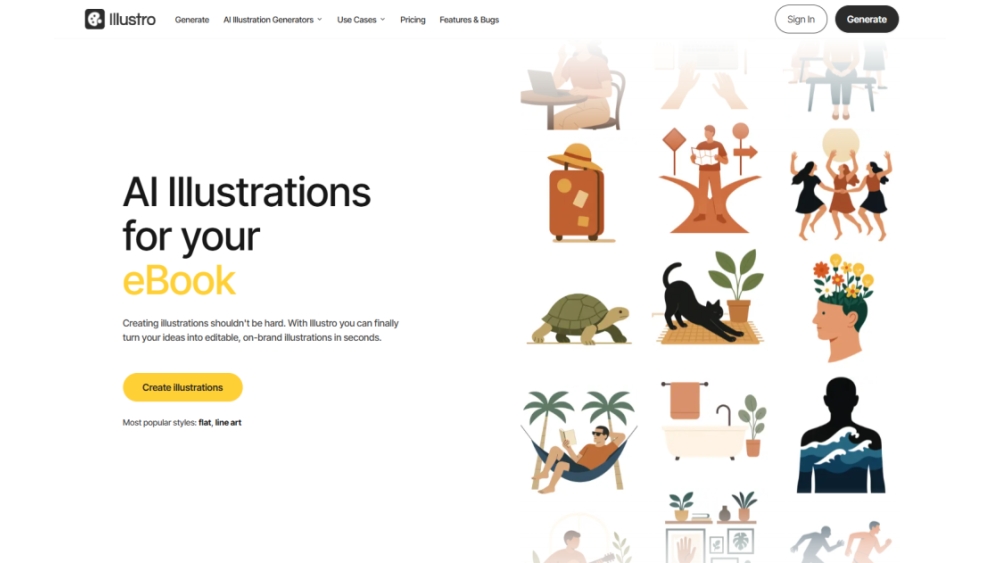Illustro – AI Illustration Generator