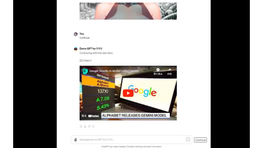 Image and Youtube Video Viewer for GPTs (IYVV) - Chrome Extension