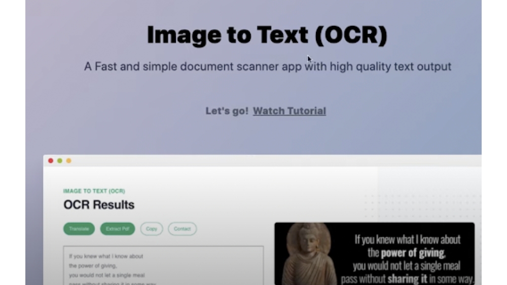 Image to Text (OCR) - Chrome Extension