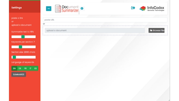 InfoCodex Document Summarizer - Chrome Extension