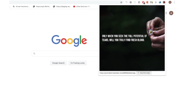 Inspirobot - Chrome Extension