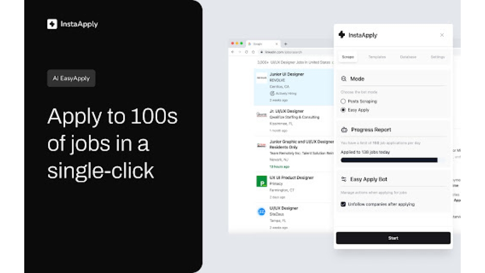 InstaApply - Chrome Extension