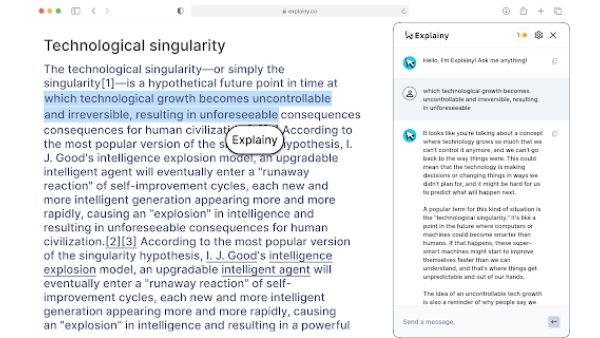 Instant AI-Powered Explanations - Chrome Extension