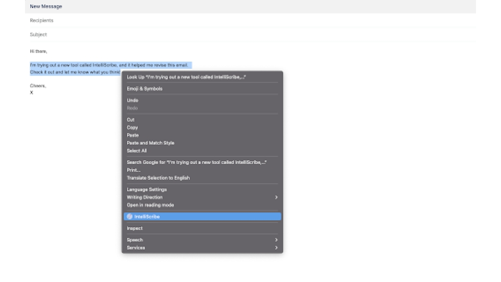 IntelliScribe - Chrome Extension