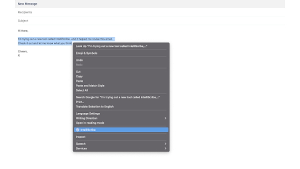 IntelliScribe - Chrome Extension