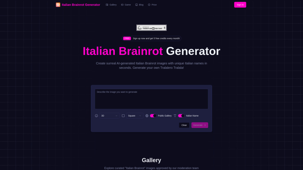 Italian Brainrot Generator