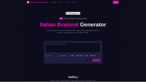 Italian Brainrot Generator