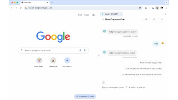 Jack's ChatGPT - Chrome Extension