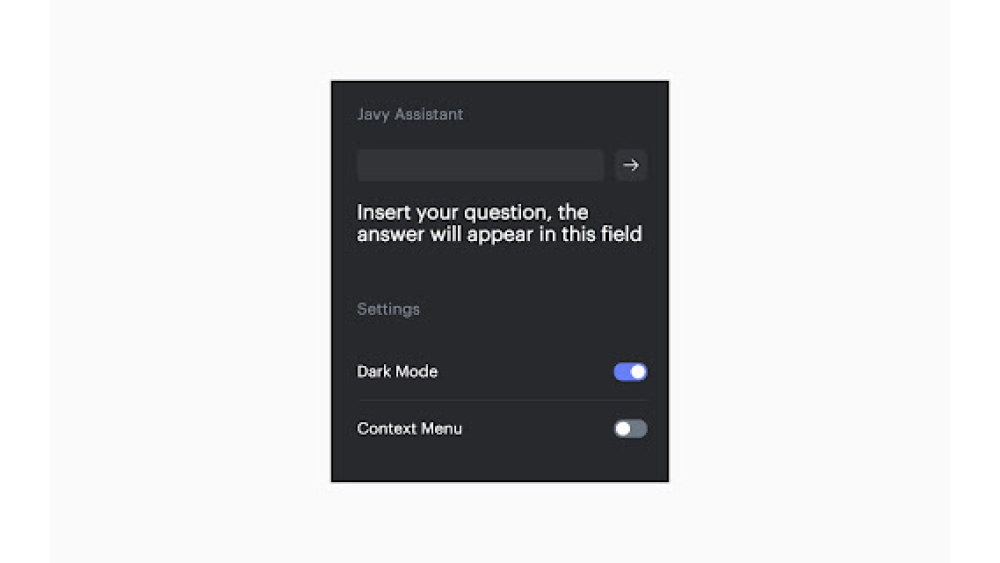 Javy - Chrome Extension