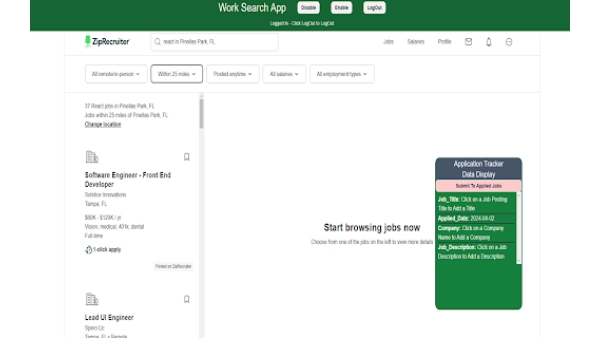 Job Tracker - Chrome Extension