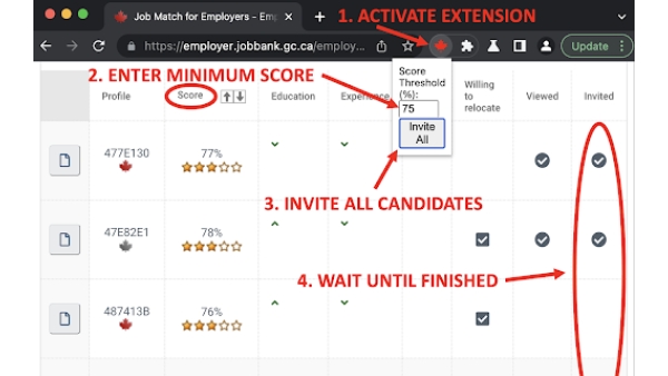 JobBank.gc.ca Extension - Chrome Extension