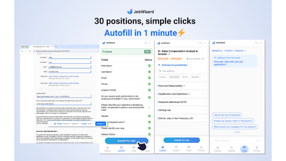 JobWizard - Chrome Extension