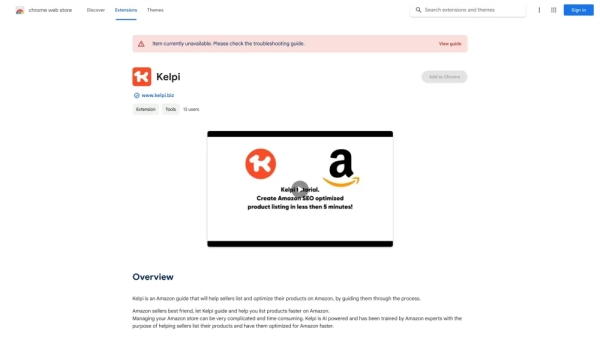 Kelpi - Chrome Extension