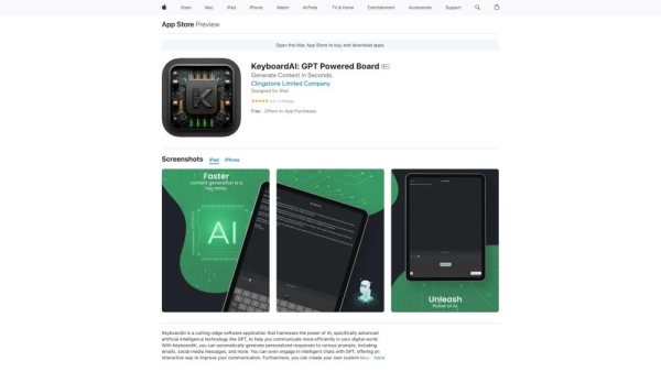 KeyboardAI: GPT Powered Board