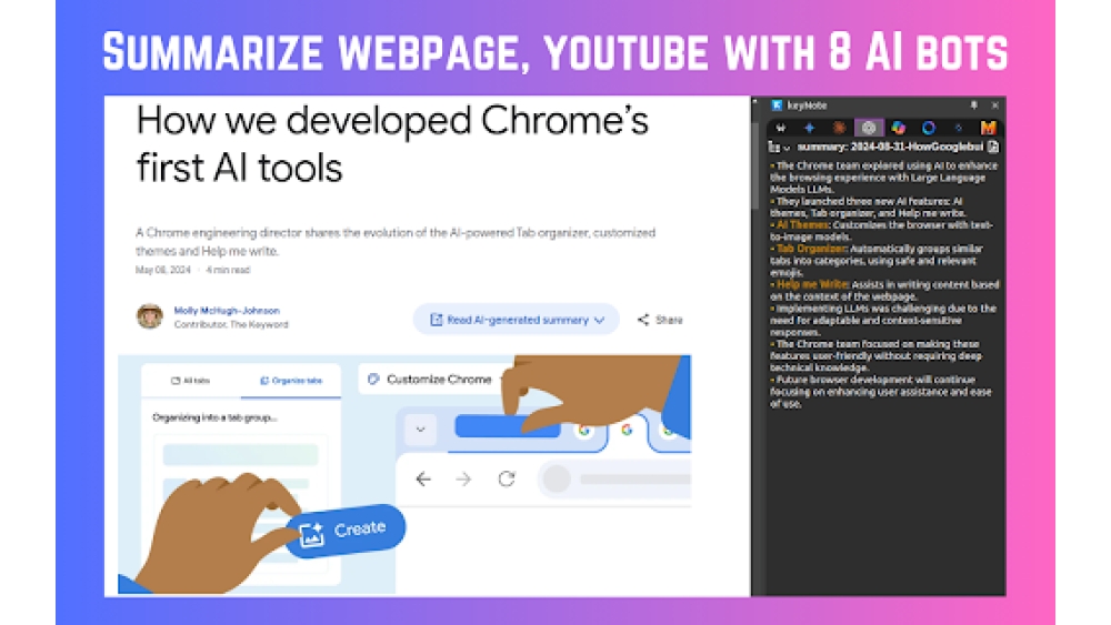 keyNote - Chrome Extension
