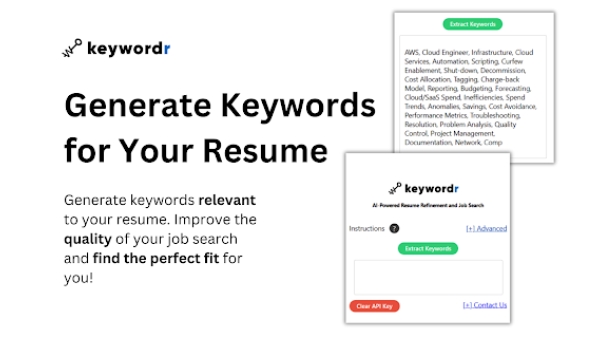 Keywordr - Chrome Extension