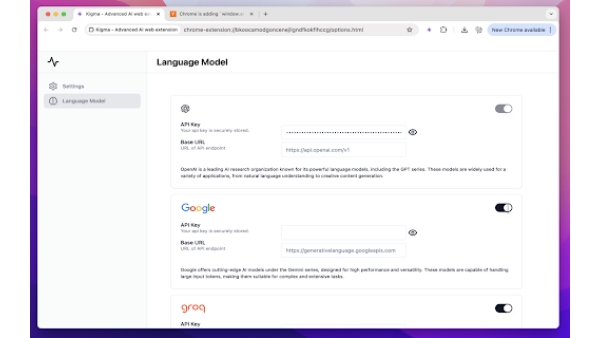 Kigma - Chrome Extension
