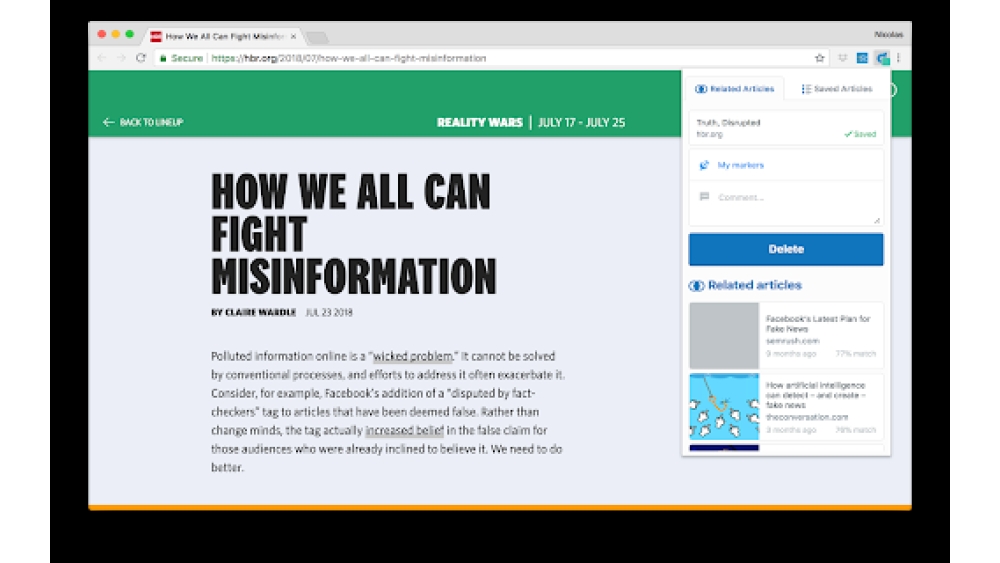 Kloop Organize - Chrome Extension