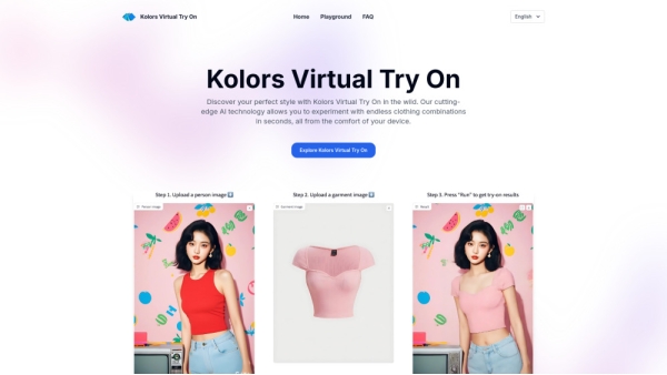 Kolors Virtual Try On