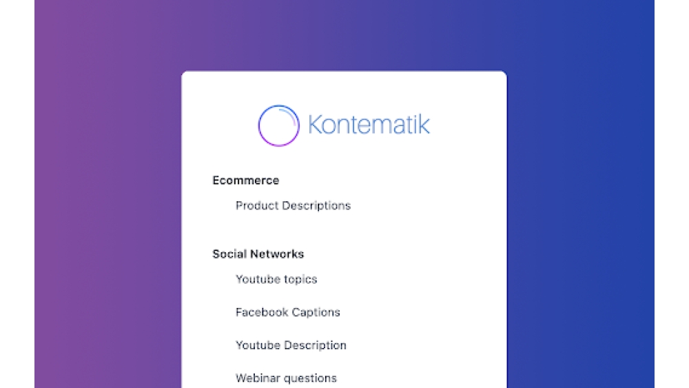 Kontematik AI - Chrome Extension