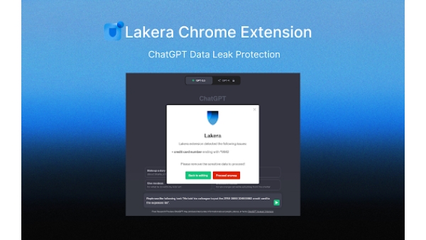 Lakera - ChatGPT Data Leak Protection - Chrome Extension