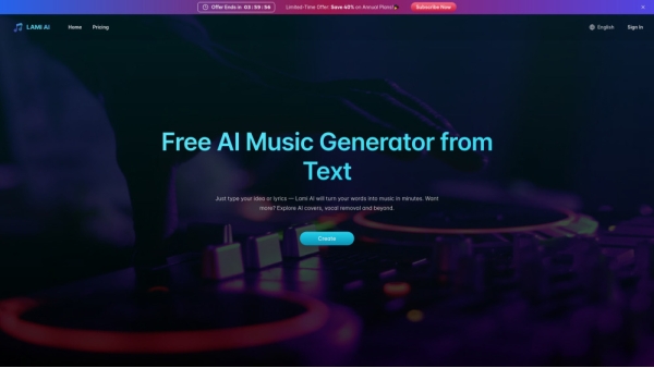 Lami.ai: Free AI Music Generator from Text