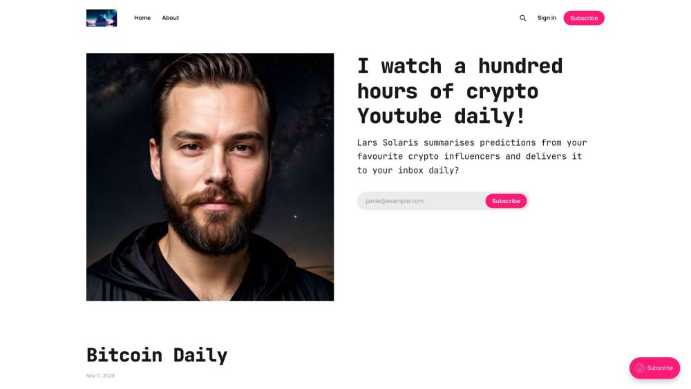 Lars Solaris Bitcoin Predictions