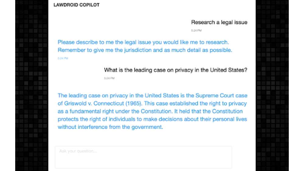 LAWDROID COPILOT - Chrome Extension