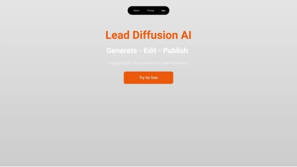 Lead Diffusion AI