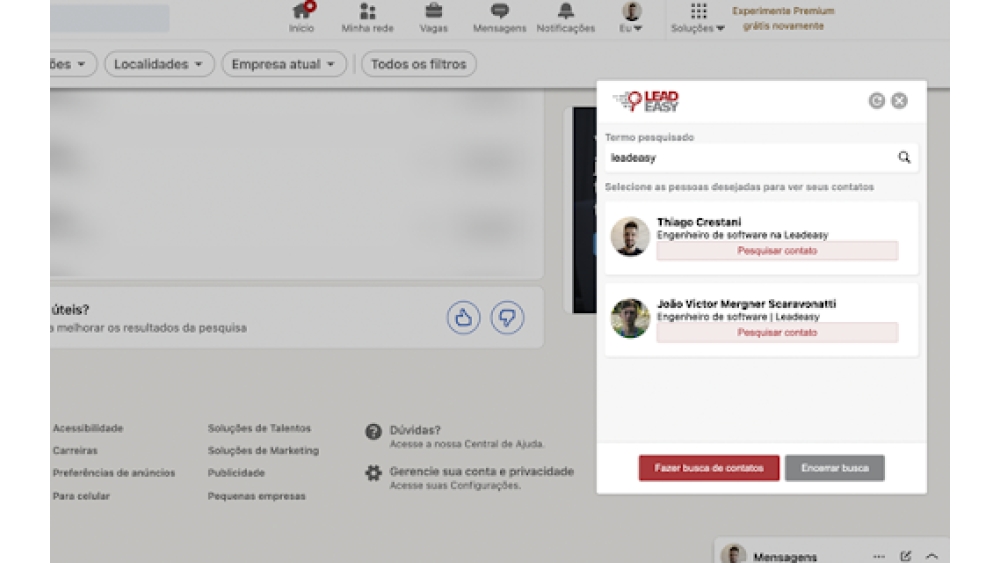Leadeasy Extension - Chrome Extension