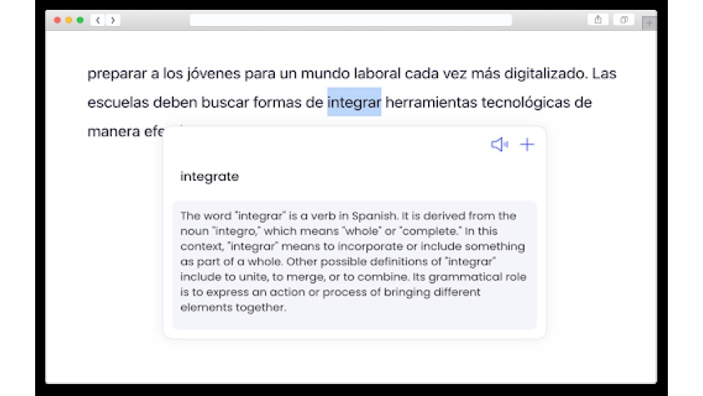 Learn a language by browsing content you love - Chrome Extension