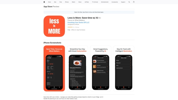 Less is More: Save time w/ AI