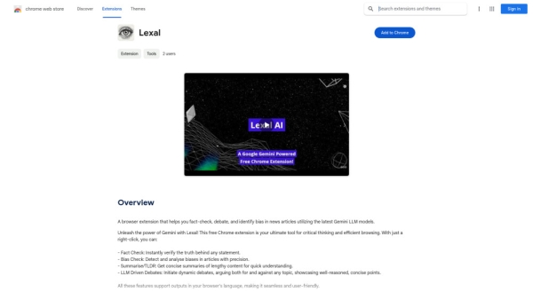 Lexal - Chrome Extension