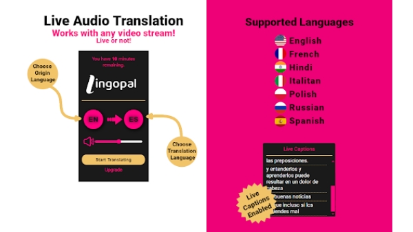 Lingopal Translate - Chrome Extension