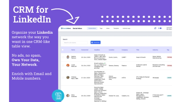 Linked CRM - Chrome Extension