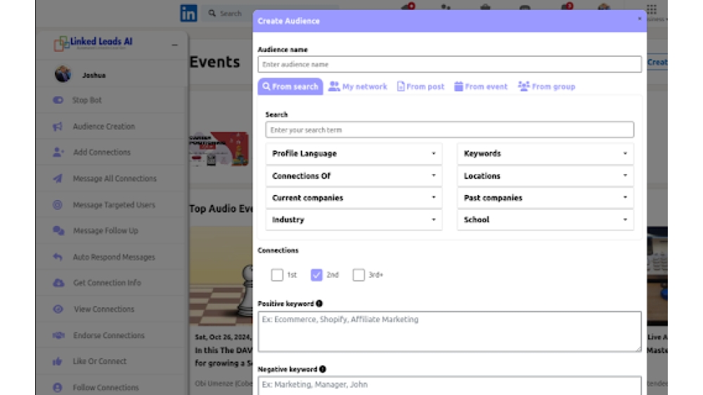 Linked Leads AI - Chrome Extension