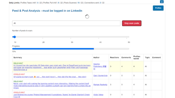 LinkedIn Helper AI - Chrome Extension