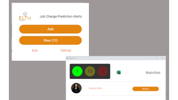 LinkedIn Job Change Predictor - Chrome Extension