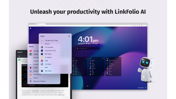 LinkFolio AI - Chrome Extension