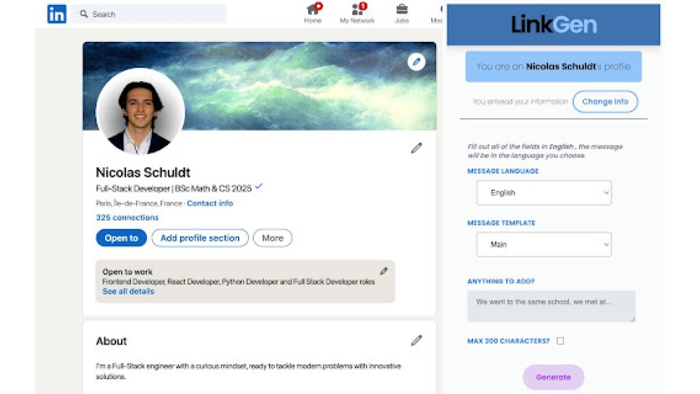 LinkGen - Chrome Extension