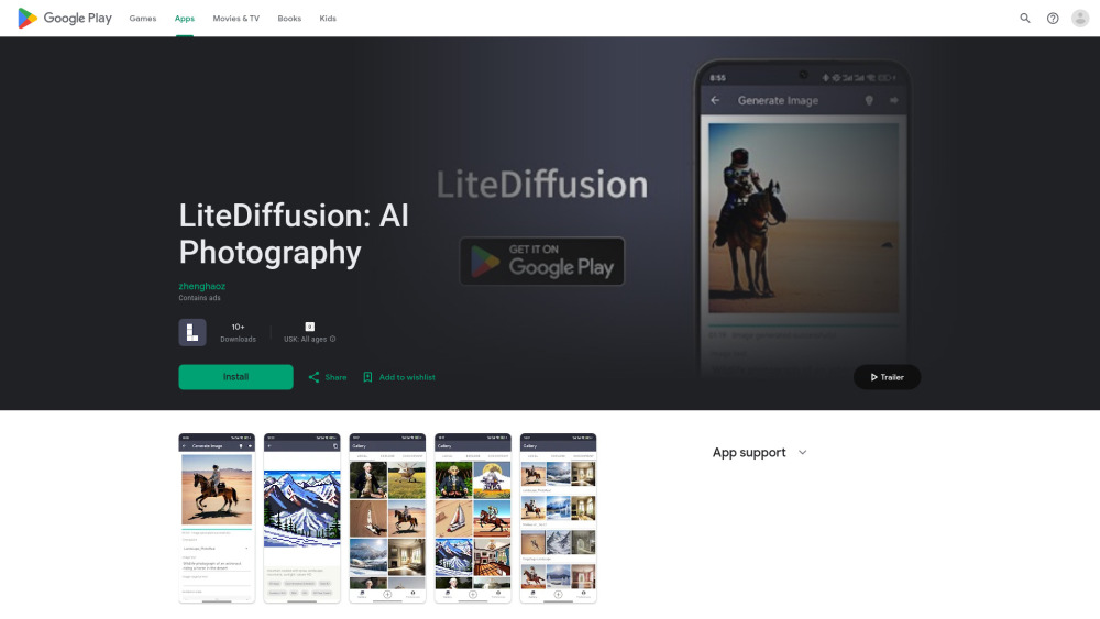 LiteDiffusion: AI Photography