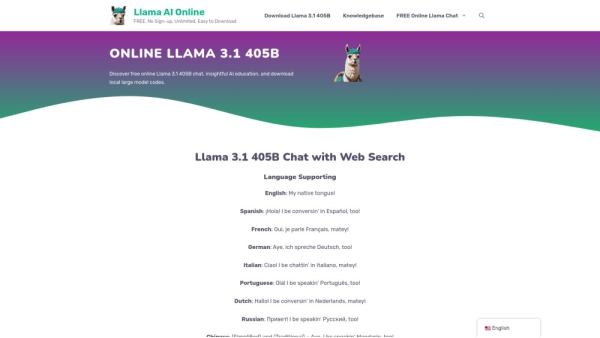 Llama AI Online