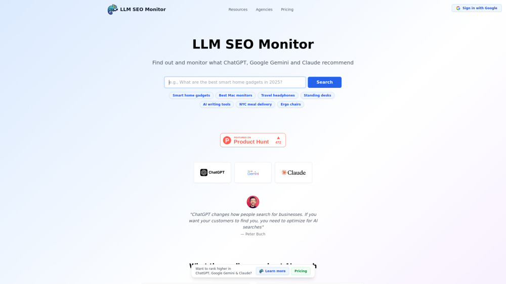 LLM SEO Monitor