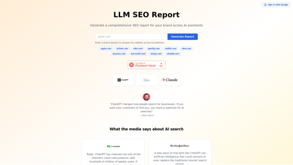 LLM SEO Report